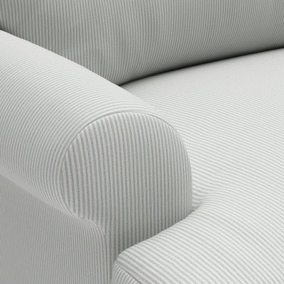 Large 2 Seater - Duck Egg - Broadway Stripe