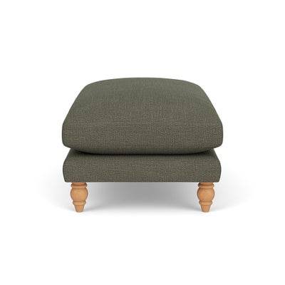 Foot Stool - Deep Forest - Rustic Weave