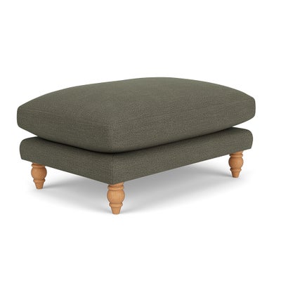Foot Stool - Deep Forest - Rustic Weave