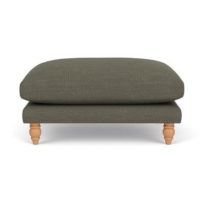 Foot Stool - Deep Forest - Rustic Weave