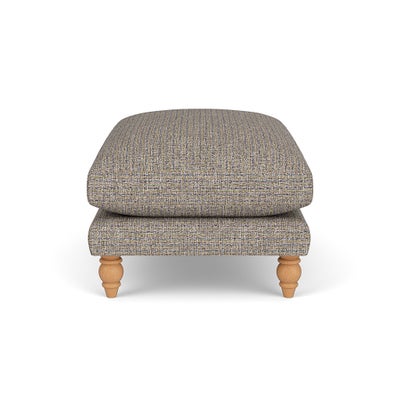 Foot Stool - Shoreline Mix - Textured Weave