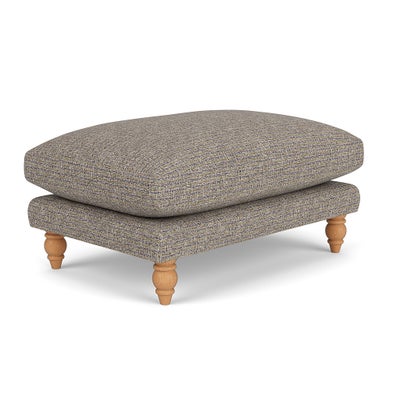 Foot Stool - Shoreline Mix - Textured Weave