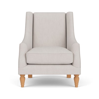 Armchair - Soft White - Luxury Italian Linen