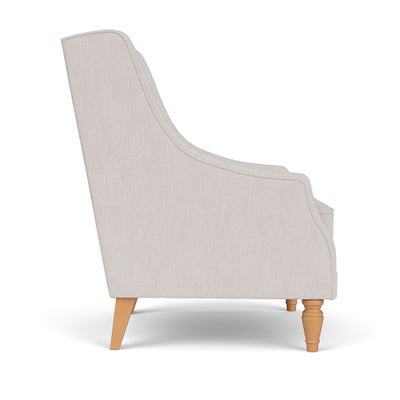 Armchair - Soft White - Luxury Italian Linen