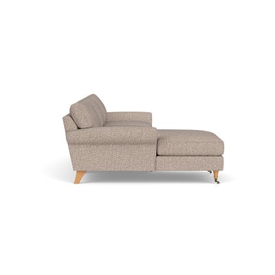 Chaise Large Left Hand - Natural Mix - Textured Weave