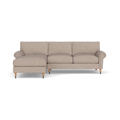 Chaise Large Left Hand - Natural Mix - Textured Weave