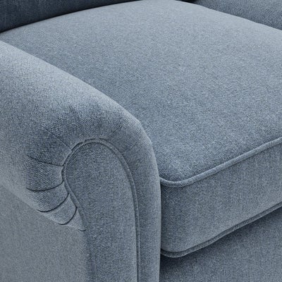 4 Seater - Indigo - Rustic Weave