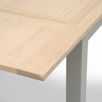 Square Extending Dining Table and 4 Dining Chairs Set