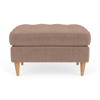 Foot Stool - Dusky Rose - Eco Chenille