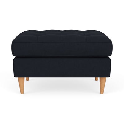 Foot Stool - Ink - House Linen Mix