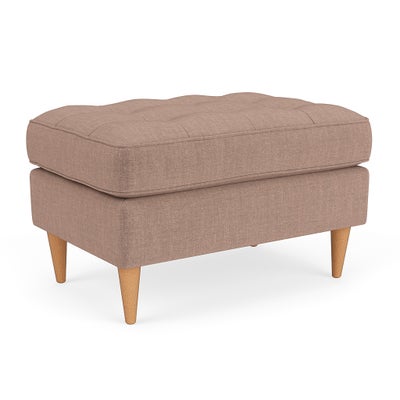 Foot Stool - Dusky Rose - Eco Chenille