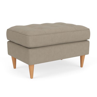 Foot Stool - Dove grey - House Linen Mix