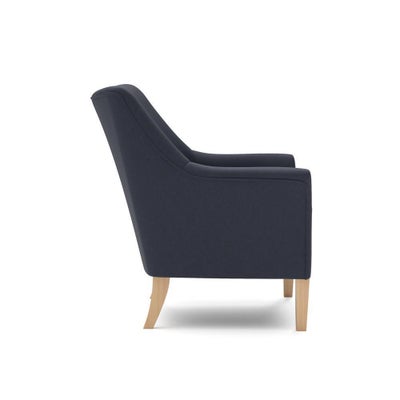 Armchair - Ink - House Linen Mix