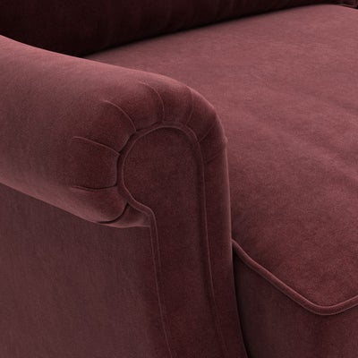 3 Seater - Dark Rosehip - Matt Velvet