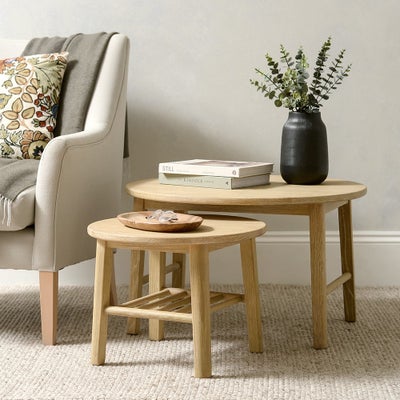 Round Nesting Coffee Table