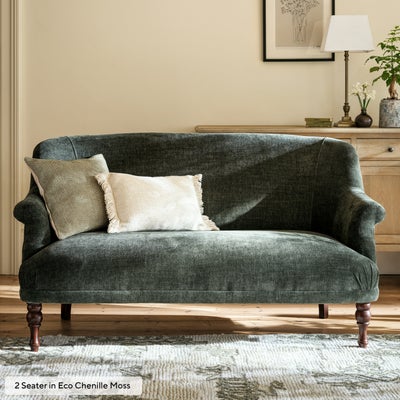 2 Seater - Sky blue - House Linen Mix