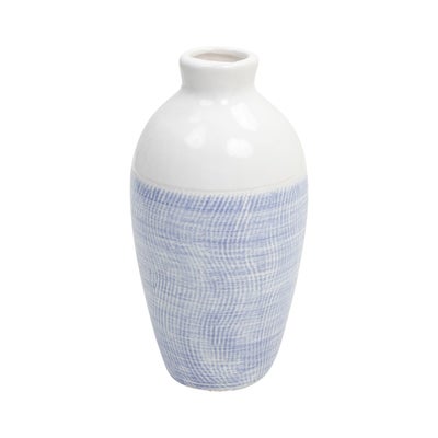 Hanstone Textured Blue Vase