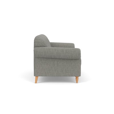 Large 2 Seater Sofa - Grey Marl - Rustic Weave