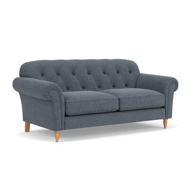 Large 2 Seater Sofa - Indigo - Rustic Weave