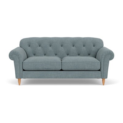 Large 2 Seater Sofa - Teal Marl - Rustic Weave