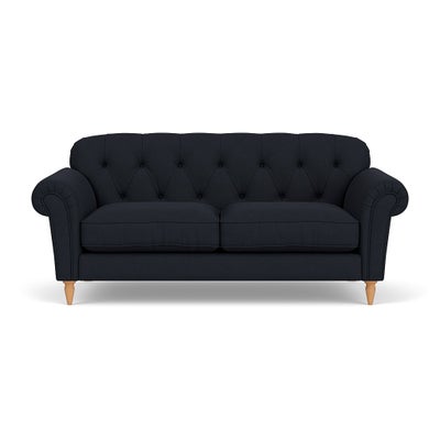 Large 2 Seater Sofa - Ink - House Linen Mix