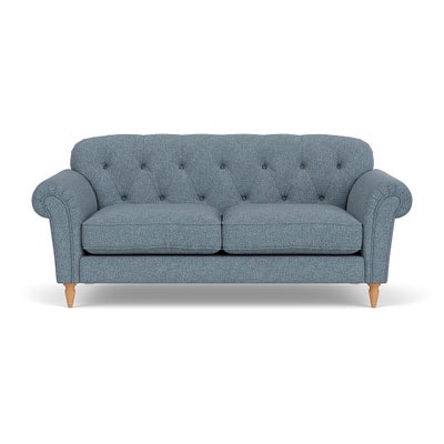 Large 2 Seater Sofa - Mid Blue - Aquaclean Oxford