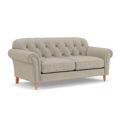 Large 2 Seater Sofa - Natural - Eco Chenille