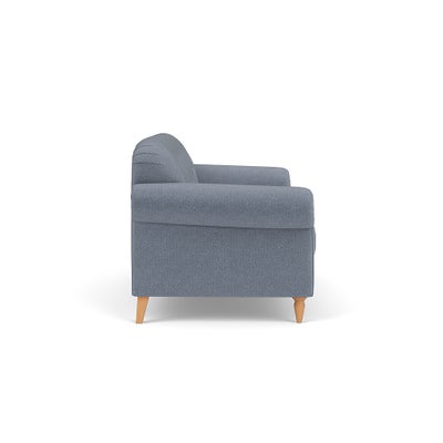 Large 2 Seater Sofa - Navy - Eco Herringbone