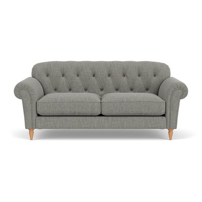 3 Seater Sofa - Grey Marl - Rustic Weave