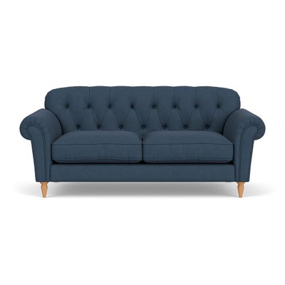 3 Seater Sofa - Indigo - House Linen Mix