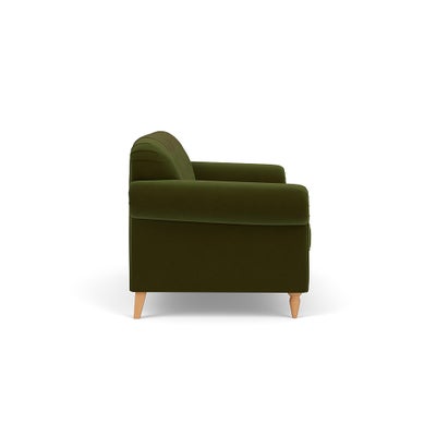3 Seater Sofa - Forest Green - Matt Velvet