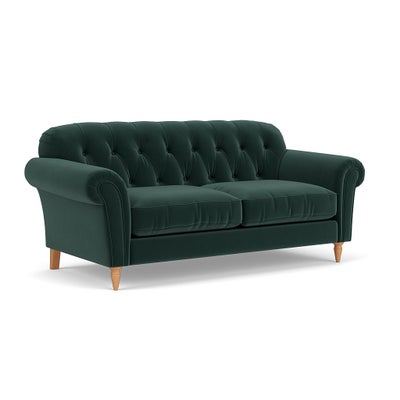 3 Seater Sofa - Lake - Matt Velvet