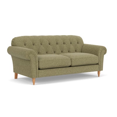 3 Seater Sofa - Sage - Aquaclean Oxford
