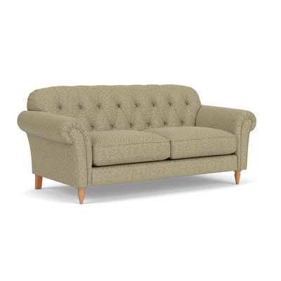 3 Seater Sofa - Apple - Herringbone Weave