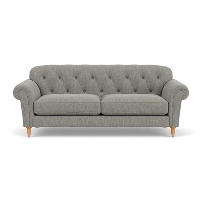 4 Seater Sofa - Grey Marl - Rustic Weave