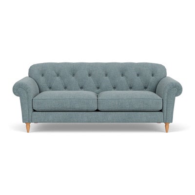 4 Seater Sofa - Teal Marl - Rustic Weave