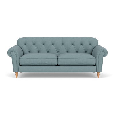 4 Seater Sofa - Sky Blue - House Linen Mix