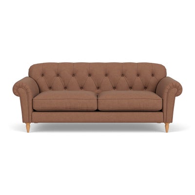 4 Seater Sofa - Dusky Blush - House Linen Mix