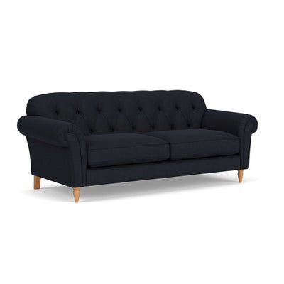 4 Seater Sofa - Ink - House Linen Mix