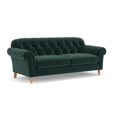 4 Seater Sofa - Lake - Matt Velvet
