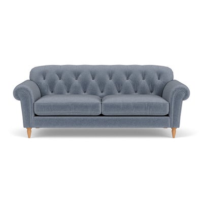 4 Seater Sofa - Navy - Eco Herringbone