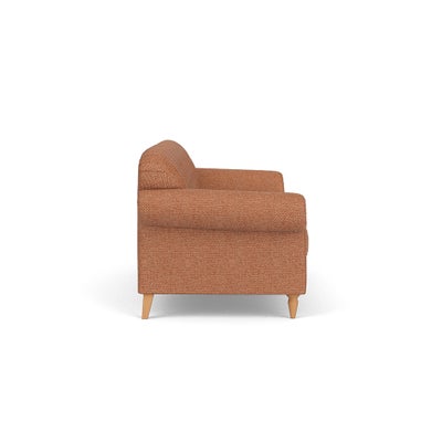 4 Seater Sofa - Brick - Herringbone Weave