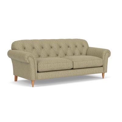 4 Seater Sofa - Apple - Herringbone Weave