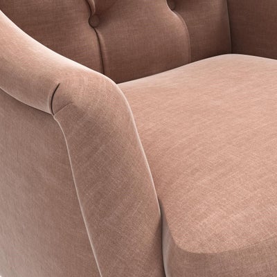 Armchair - Dusky Rose - Eco Chenille