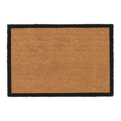 Coir Doormat - Charcoal Border 60x90cm