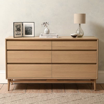 Low and Wide 6 Drawer Chest