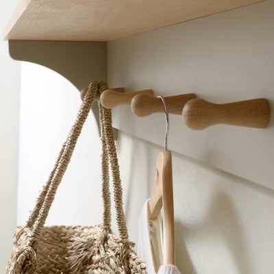 5 Coat Peg Shelf (96cm)