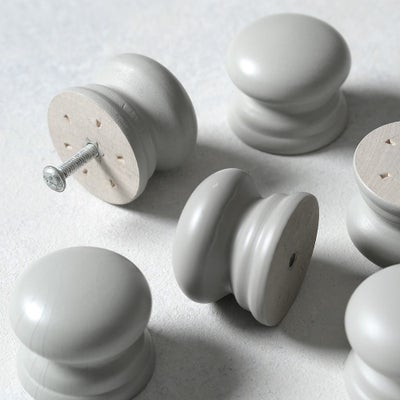 Chantilly Pebble Grey Wooden Handle (6 Pack)