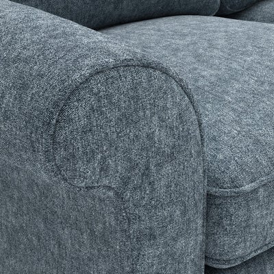 Sofa Bed 3 Seater - Mid Blue - Aquaclean Oxford