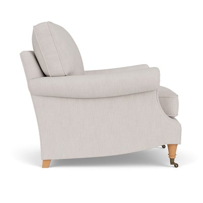 Armchair - Soft White - Luxury Italian Linen